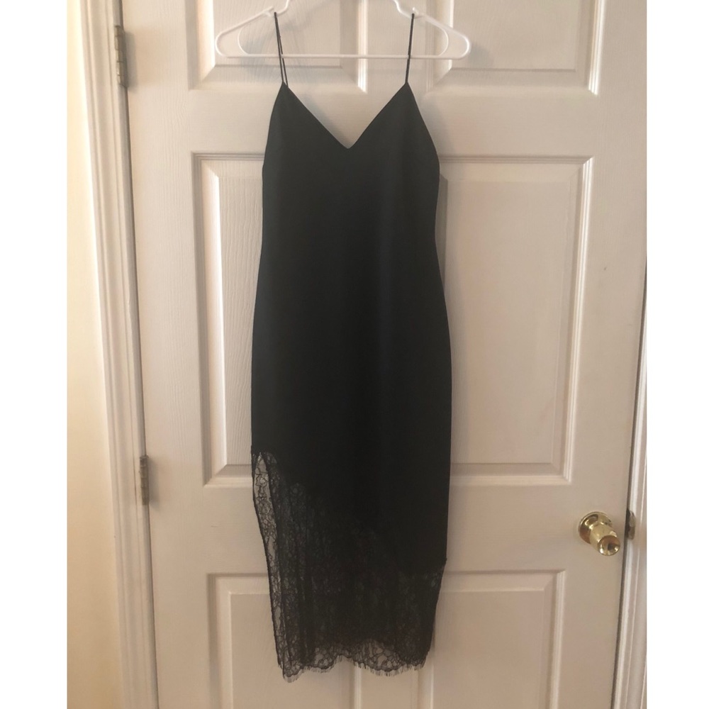 Alice and Olivia lace trim dress